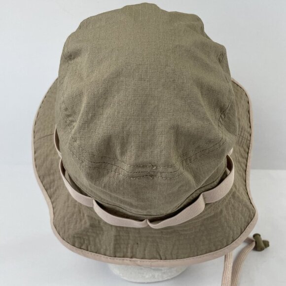 Nike Dri-Fit Apex Bucket Hat Adult M/L Beige Chin Strap Waterproof Golf Hike - Picture 4 of 8